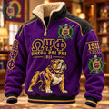PREMIUM COZY SHERPA COLLAR PULLOVER HANNN TND OPP 1210264