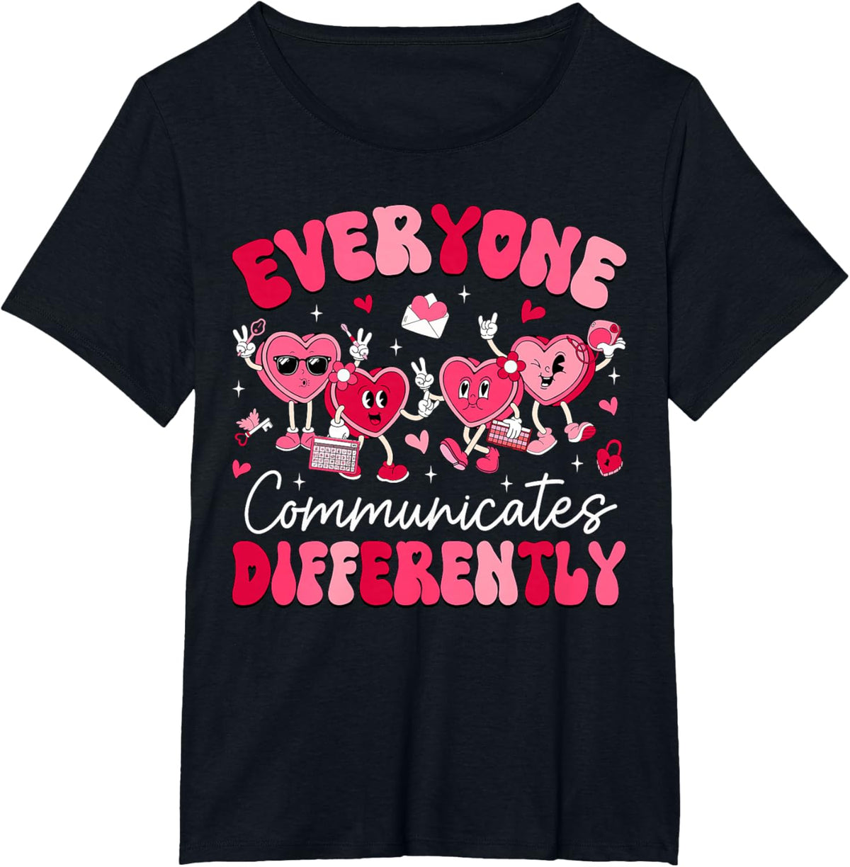 Everyone Communicates Differently Autism Valentines Day