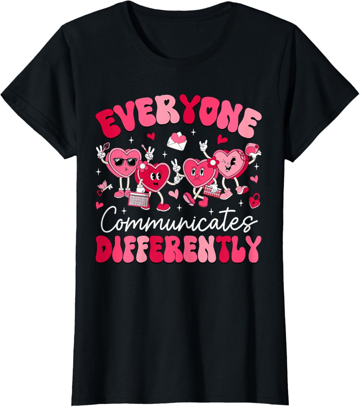 Everyone Communicates Differently Autism Valentines Day