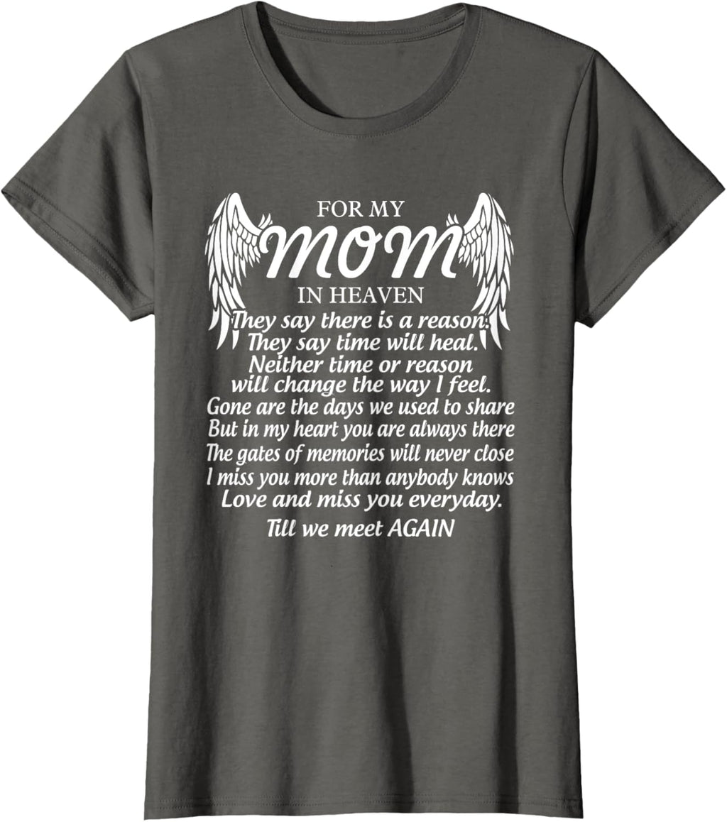 For My Mom In Heaven Love My Mom So Much Missing Mother Day