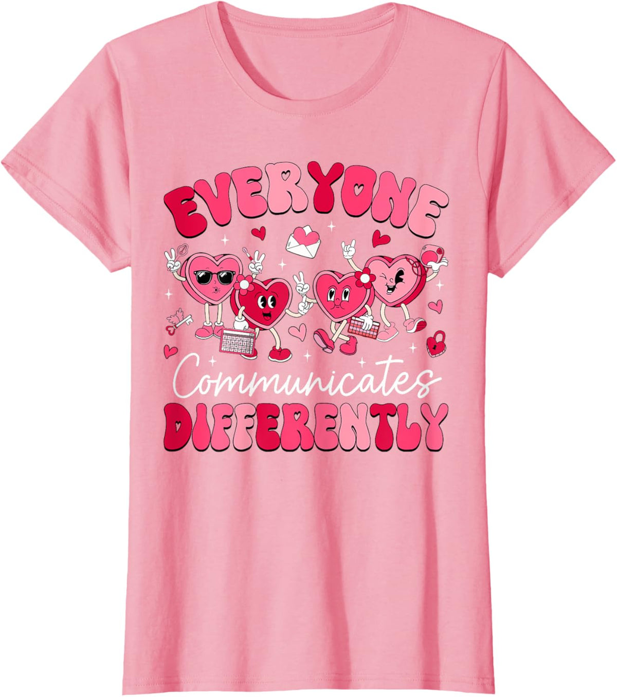 Everyone Communicates Differently Autism Valentines Day
